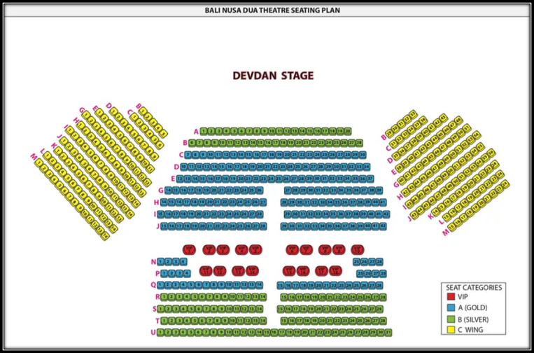 데브단쇼 좌석 카테고리