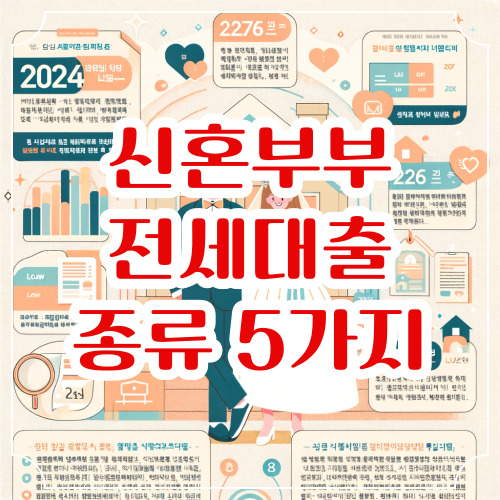 2024년 신혼부부 전세대출 종류 5가지