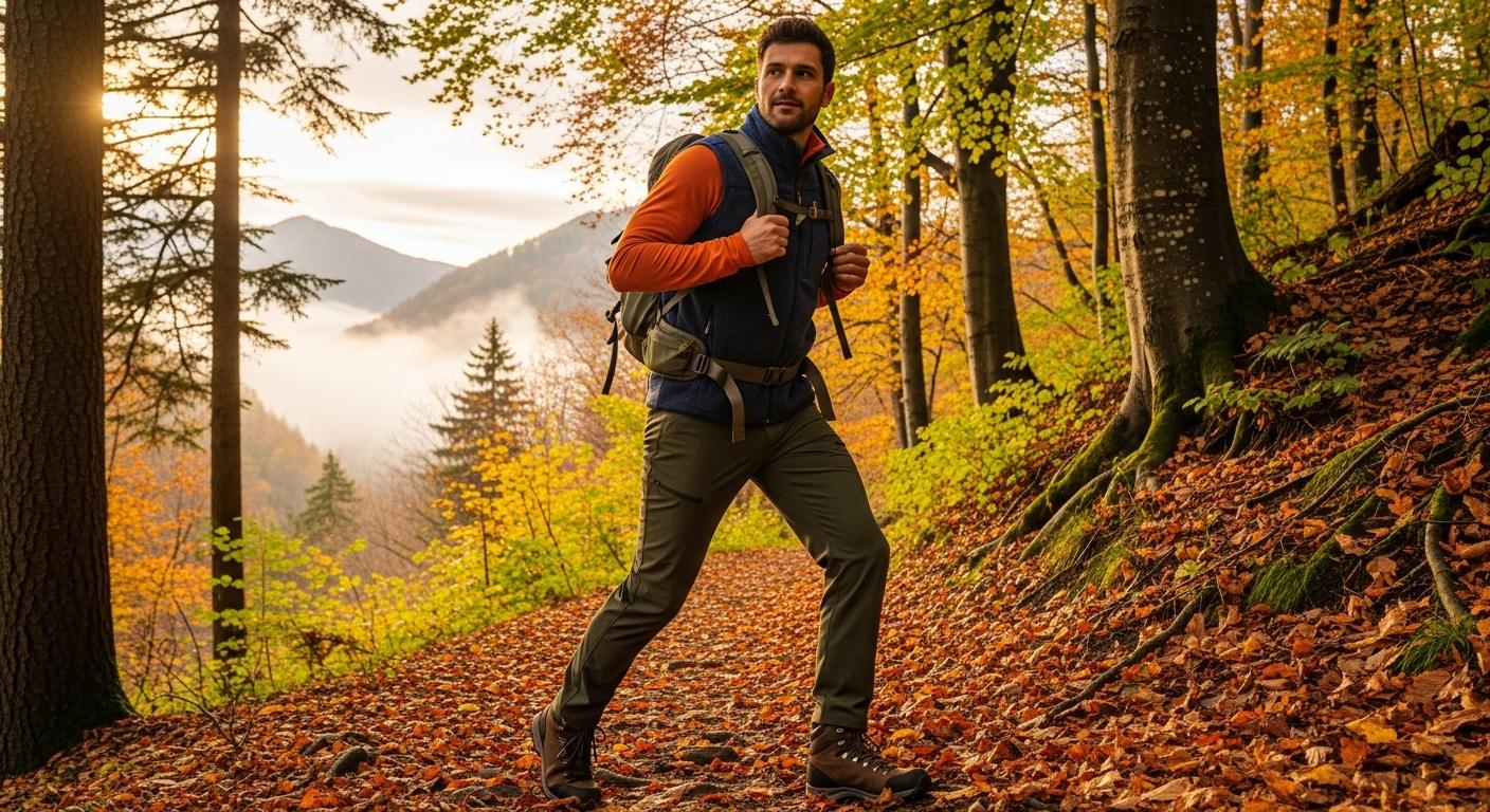 남성 가을 등산바지