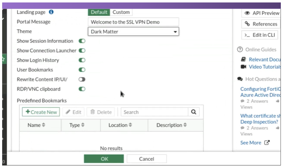 SSL VPN 구성