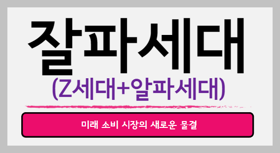 잘파세대
미래 소비 시장의 새로운 물결