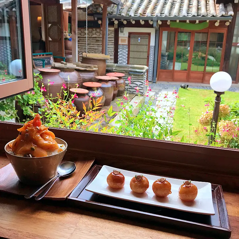 100년 고택 한옥 카페 전통차 찻집, 계란 쌍화차, 대추차, 개성주악 포천 맛집