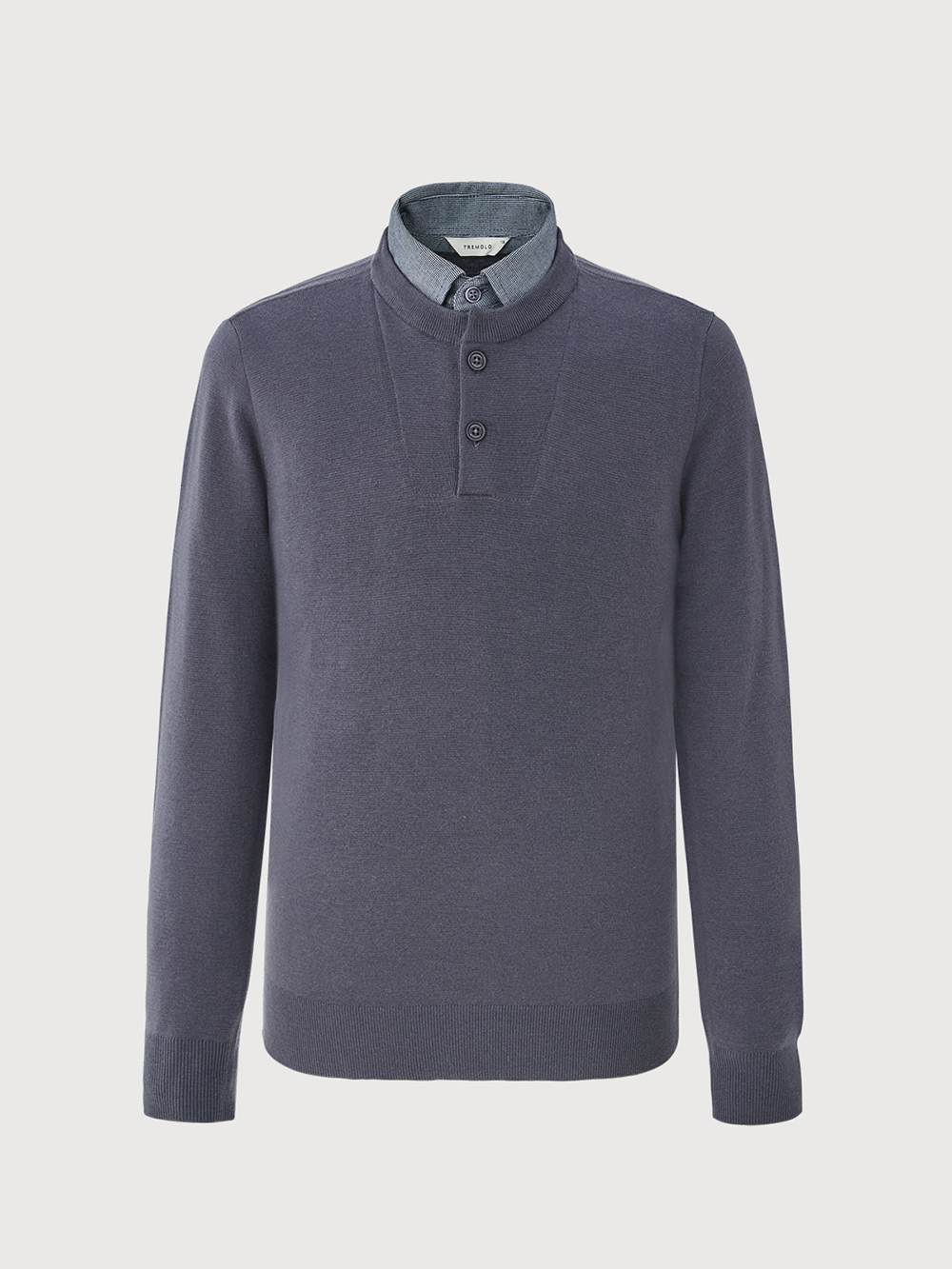 TRNBP5W8521, 남자 겨울 니트, 뉴코아부천점, 세정 트레몰로, 트레몰로, 트레몰로 니트, 트레몰로 레이어드 니트, 남성 겨울 니트, 남자 니트, 겨울 니트