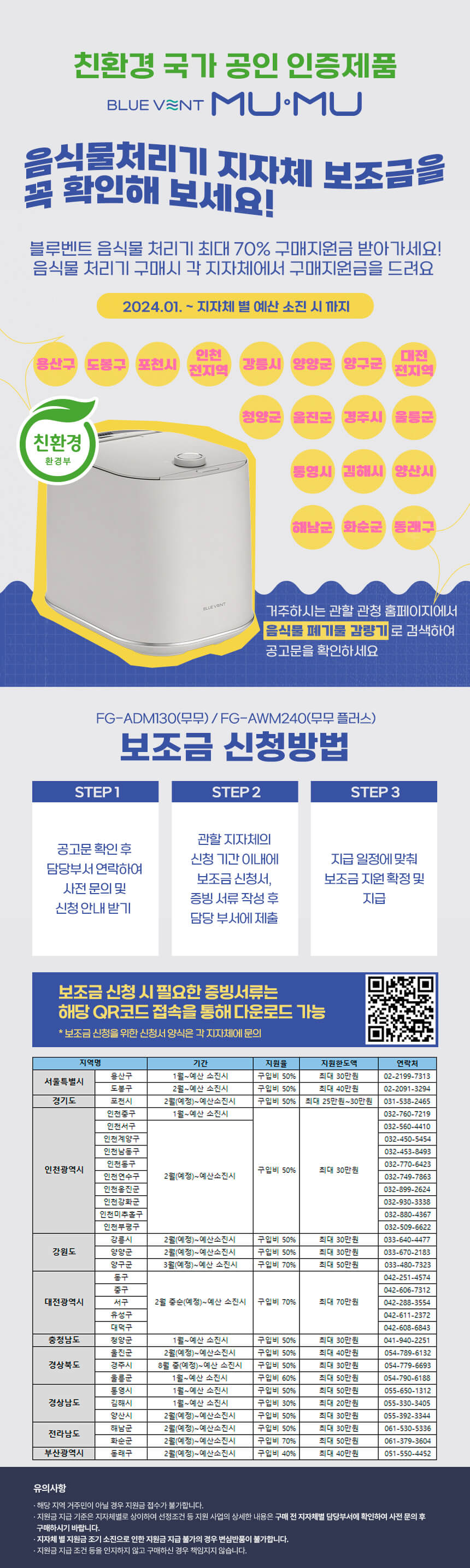 음식물처리기 블루벤트 무무 플러스