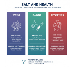 암, 당뇨, 고혈압에 미치는 염도의 비밀