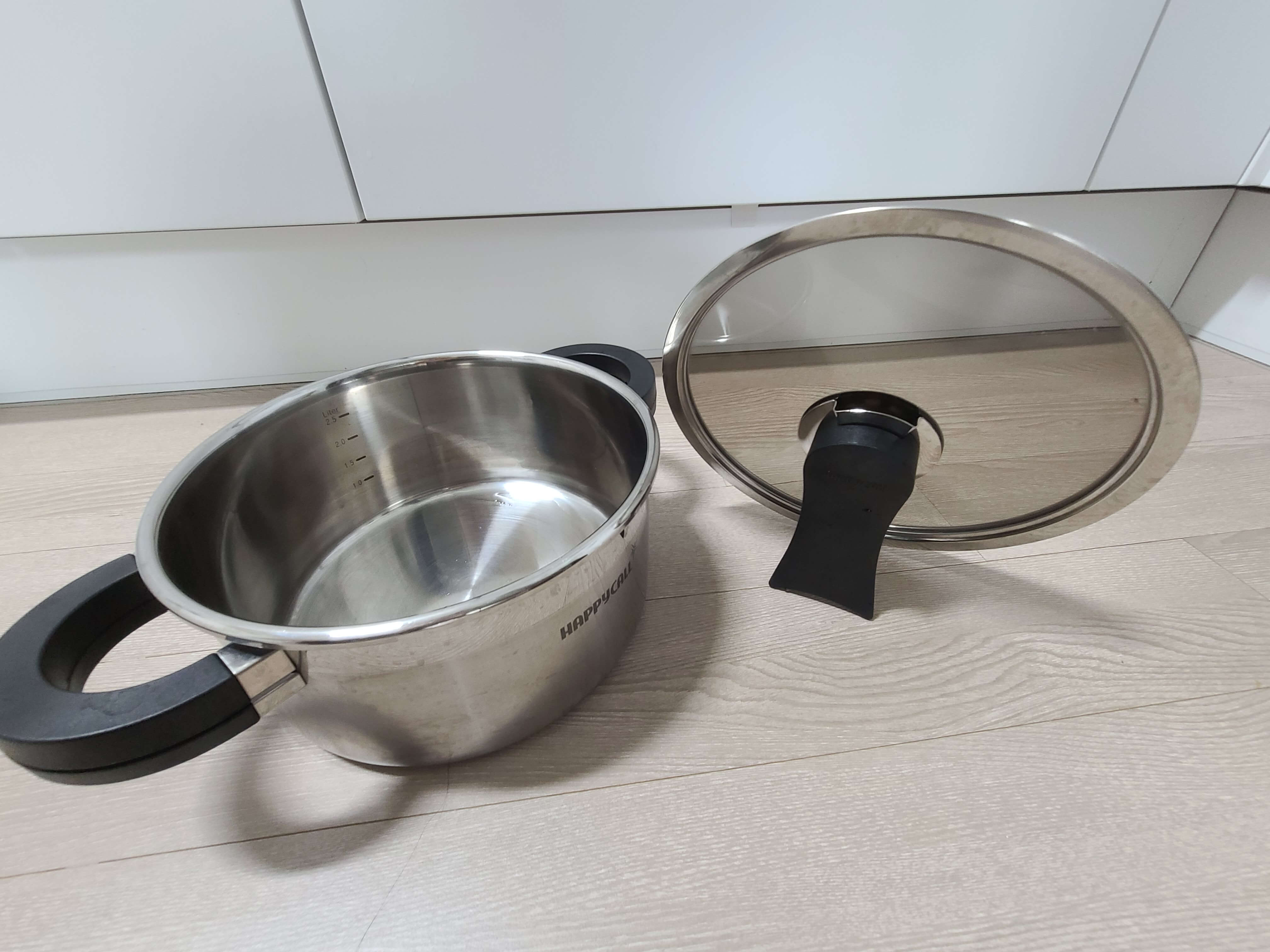 해피콜 냄비와 뚜껑