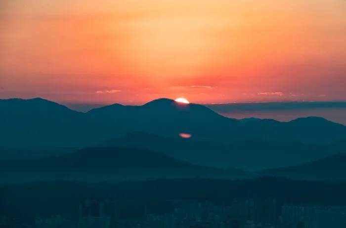 아차산 해맞이 관람2