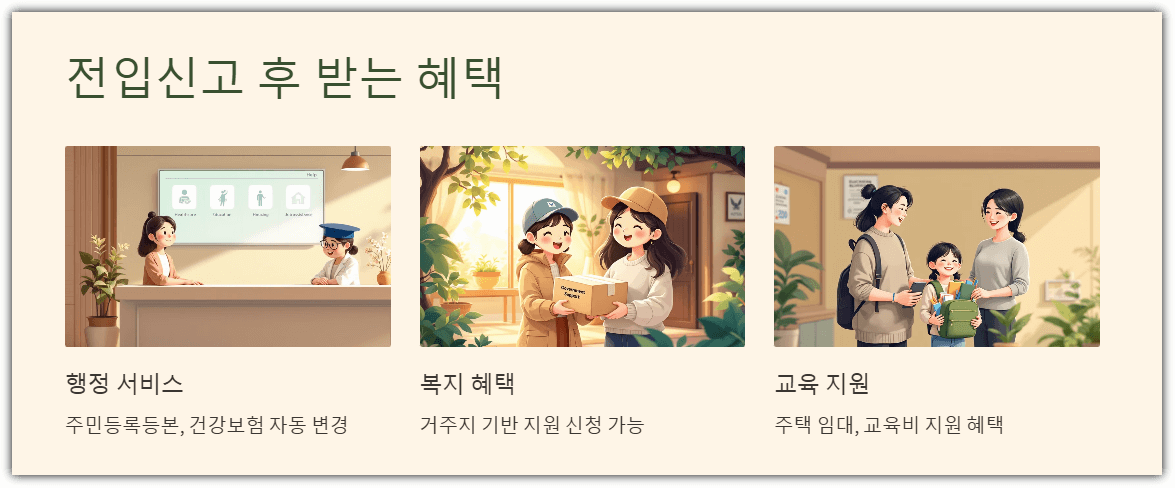 전입신고 후 받는 혜택