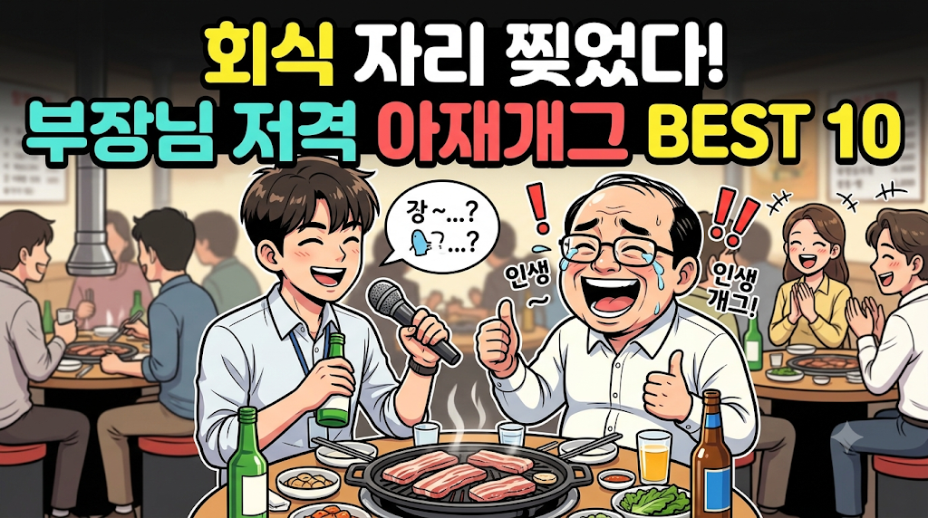 부장님한테 써봤다가 회식 자리 인생 리액션 받은 아재개그 10선