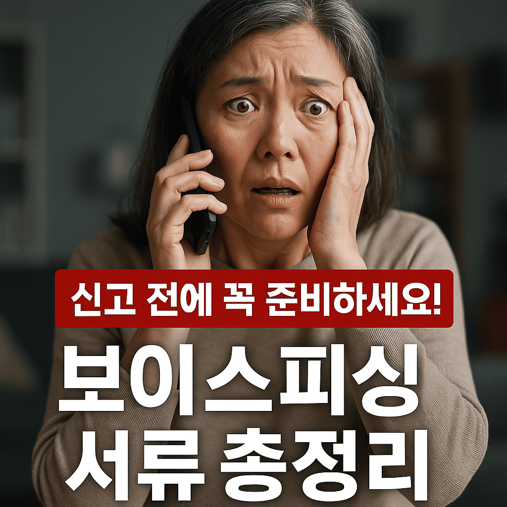 보이스피싱 피해 신고 절차와 준비 서류 총정리 ❘ 당신이 꼭 알아야 할 준비 서류