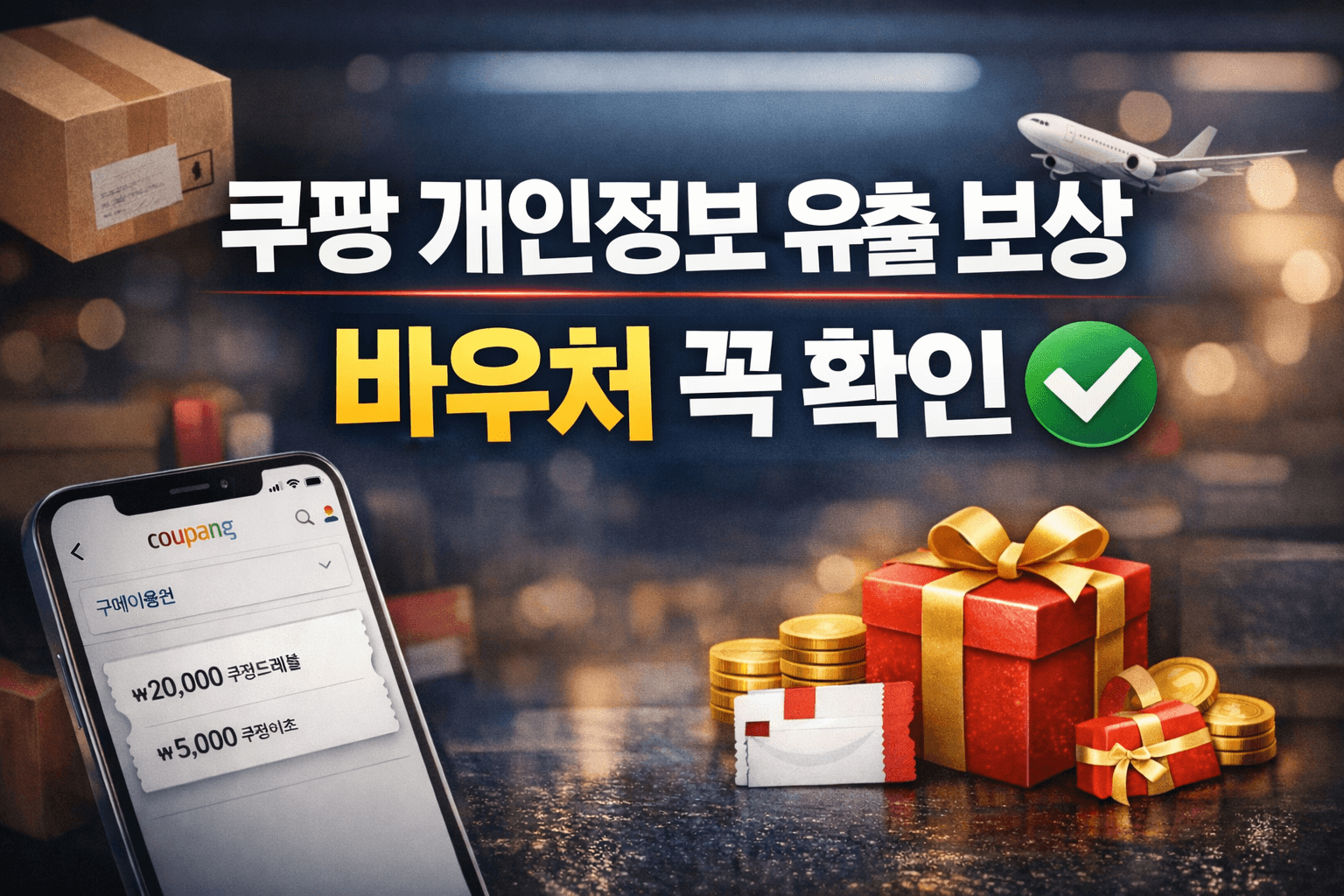 쿠팡 개인정보 유출 보상 총정리