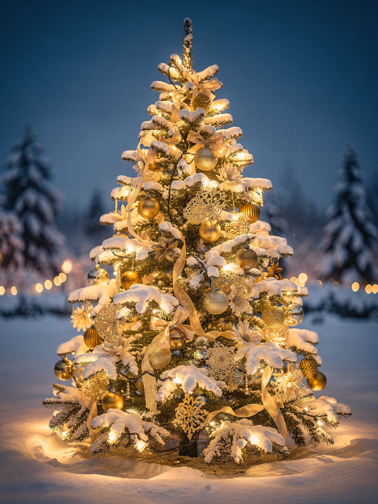 크리스마스 이미지 트리 불빛 감성