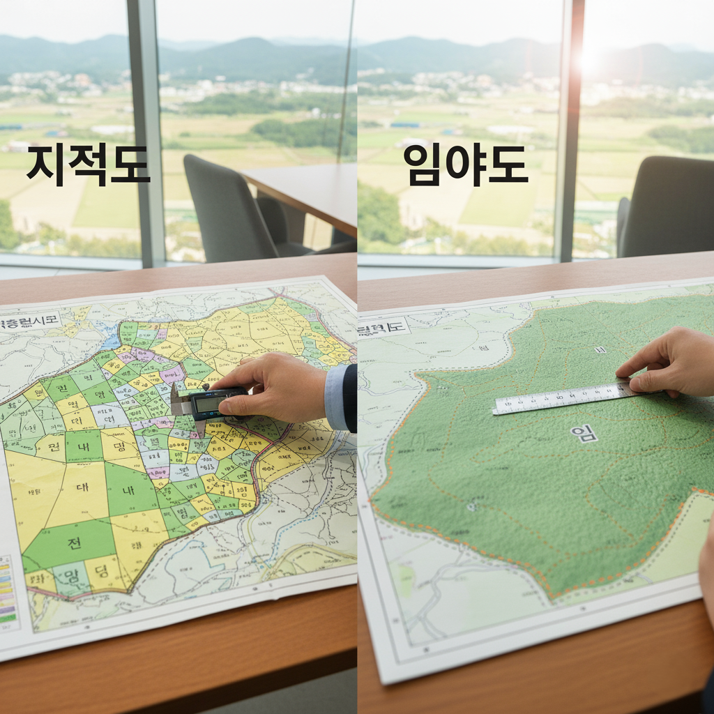 지적도와 임야도, 축척