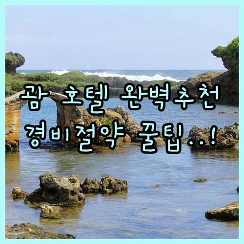 직접 확인한 괌 호텔 추천 목록과 스..