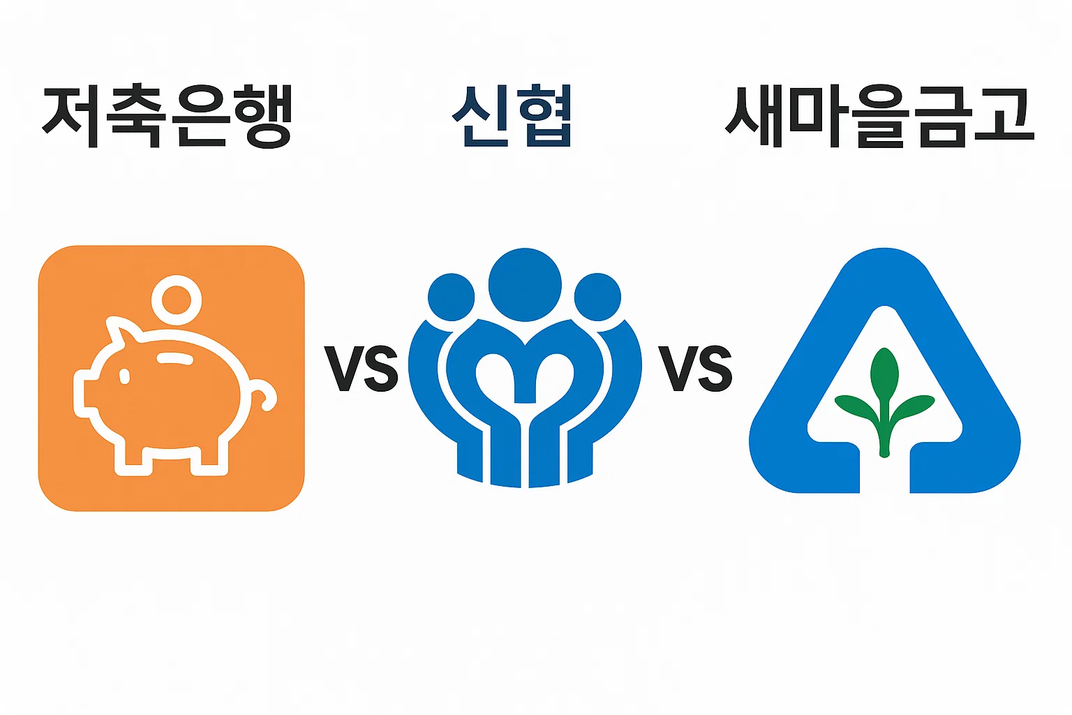 저축은행 vs 신협 vs 새마을금고, 내 돈 어디에 맡겨야 안전할까?