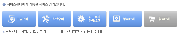 쌍용자동차 서비스센터