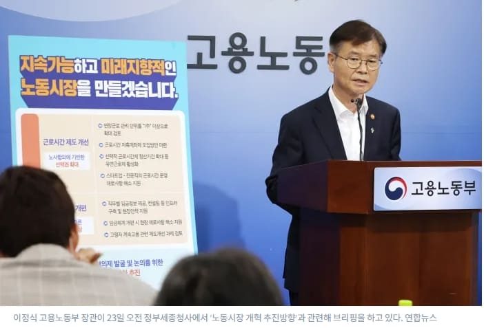 정부, 비효율적인 포퓰리즘 노동시장 개혁한다...일주일 12시간 이상 초과 근무도 추진