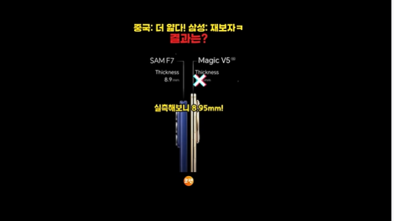 중국제품과 비교