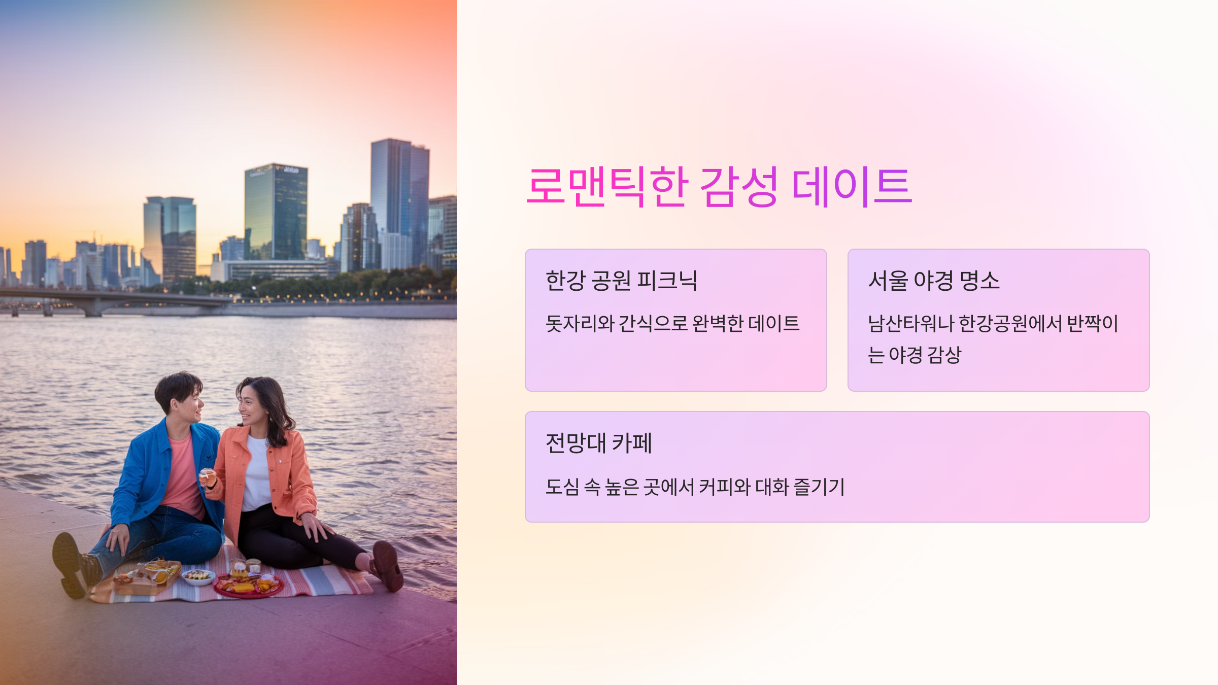 🎡 로맨틱한 감성 데이트