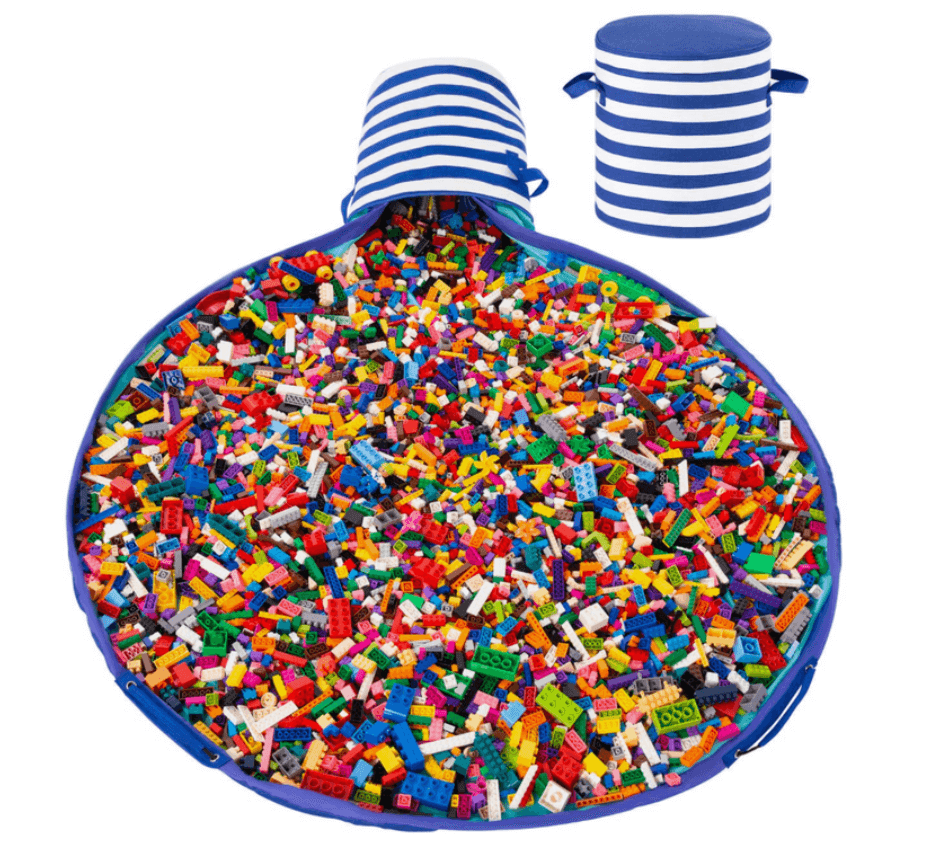 시벅스 지퍼형 레고 정리함 1.5m, Cobalt blue