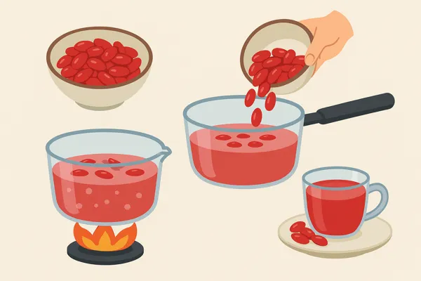 혈액순환 개선에 좋은 산수유 차