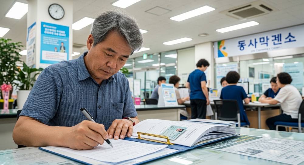 고유가 피해보상금 신청하는 사진
