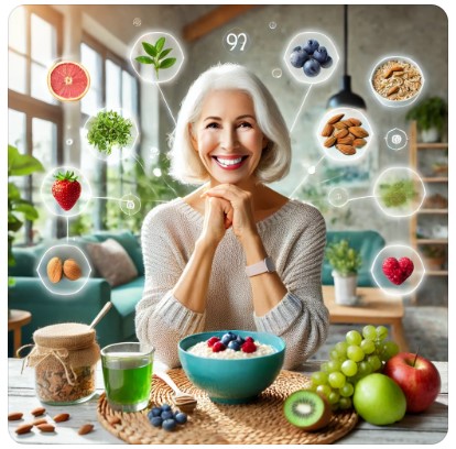 저속 노화 개념의 이미지