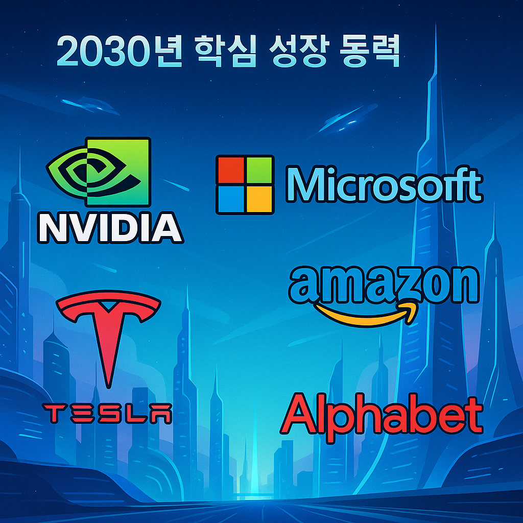 2030년, 미래를 이끌 미국 성장주 TOP 5