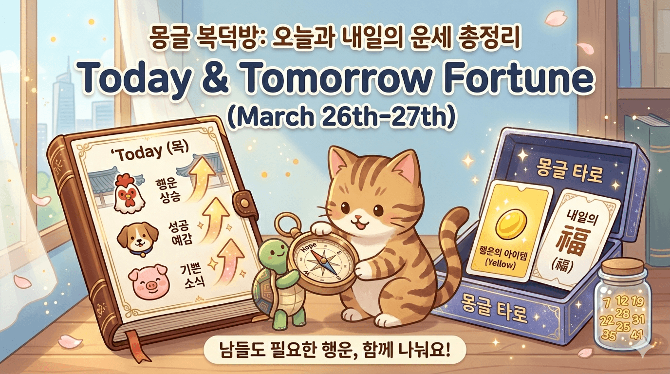 2026년 오늘 운세, 내일 운세
