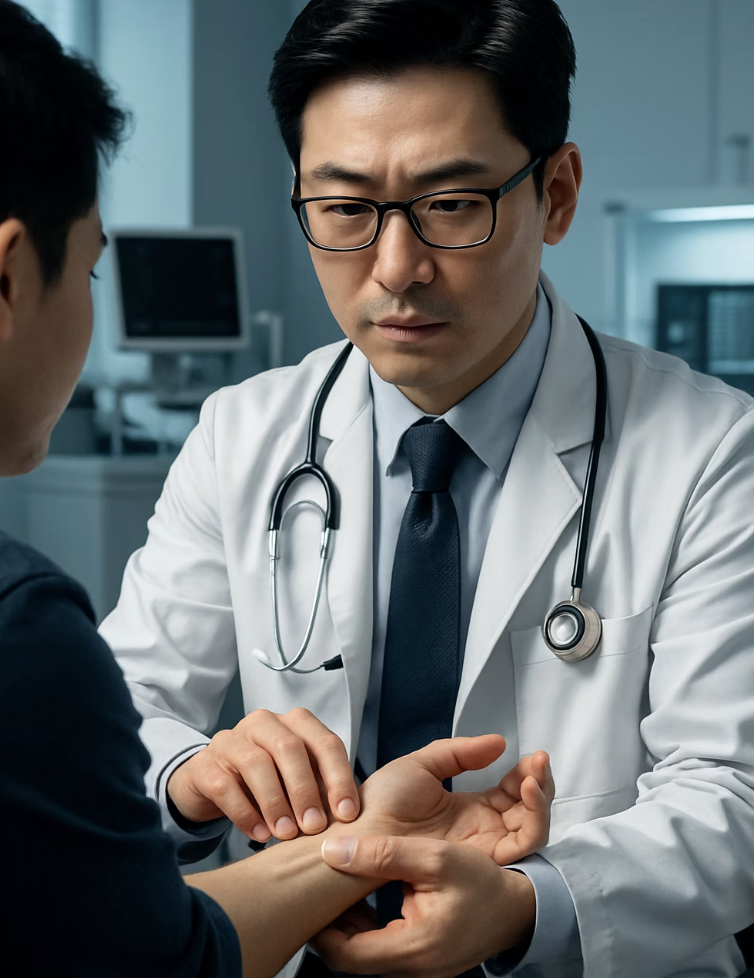 불편함이 느껴질 때, 병원에서는