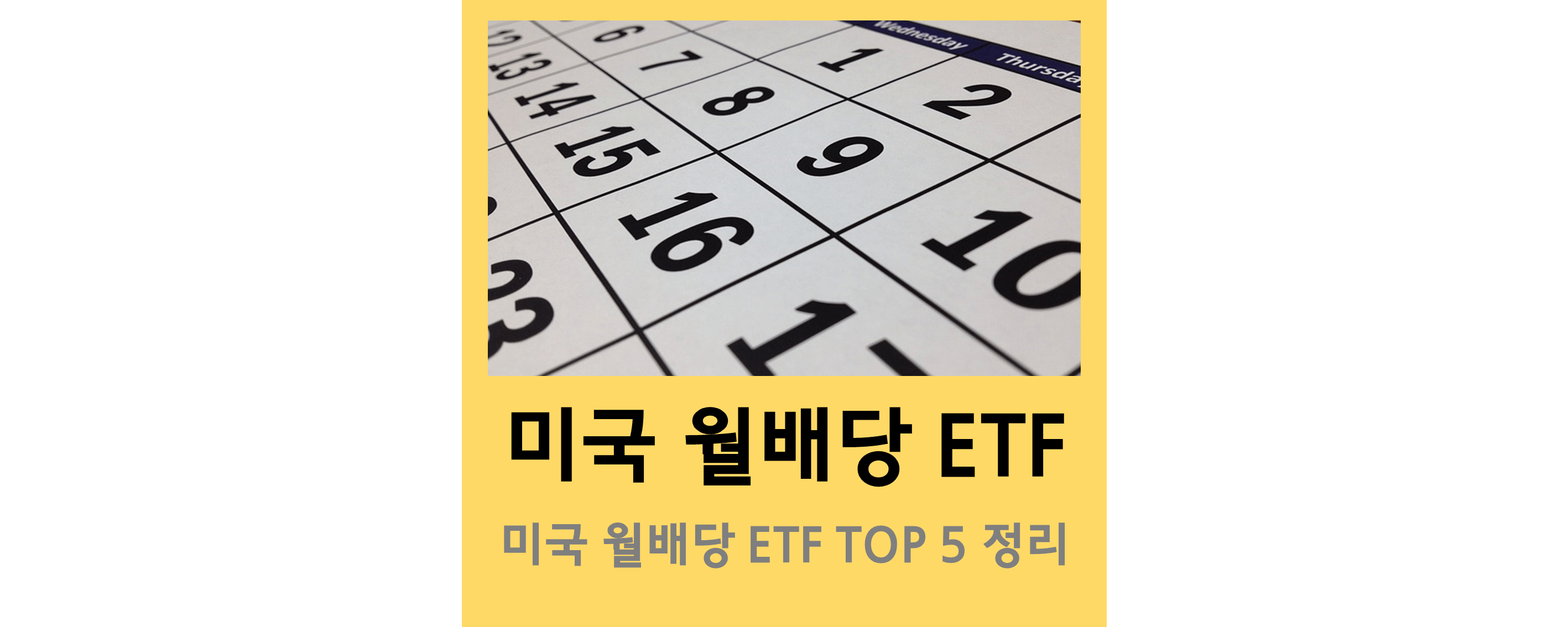 미국월배당ETF