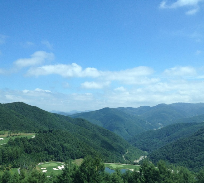 가리왕산 자연경관 사진