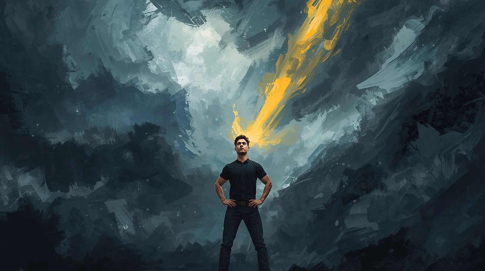 단단하고 평온한 마음의 이미지