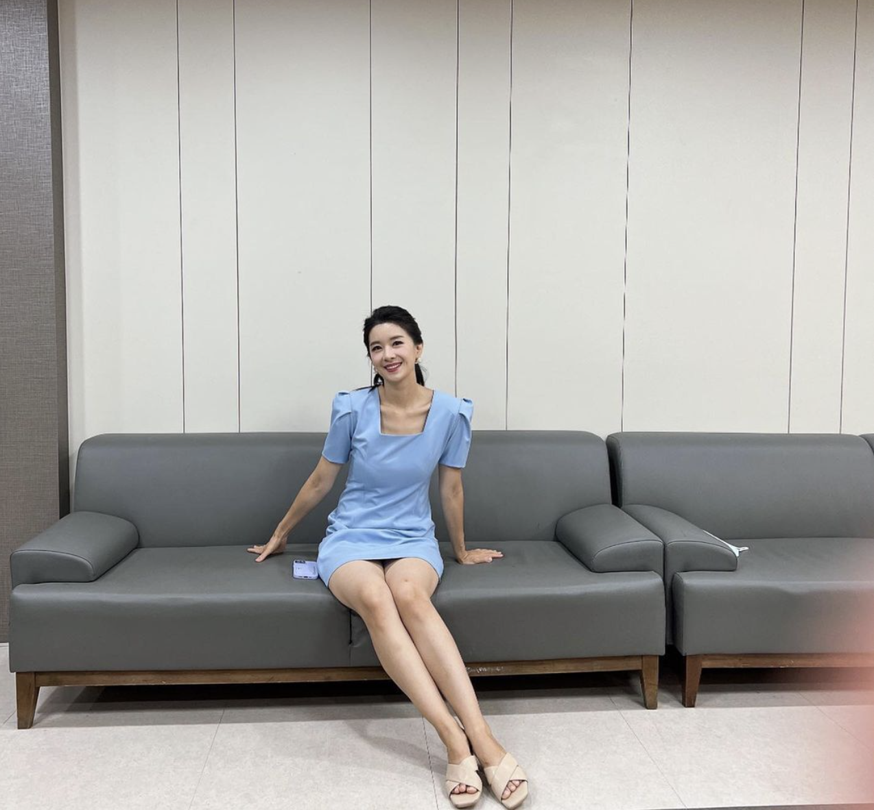 이슬기 아나운서 다리 각선미