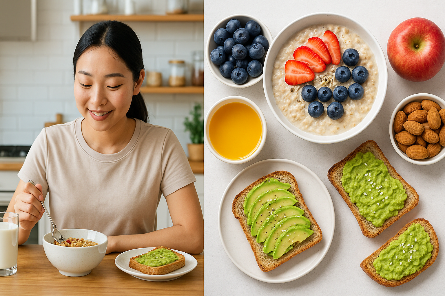 건강한 아침 식사