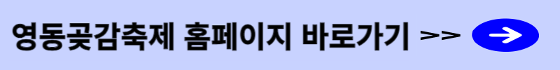 영동 곶감축제 홈페이지