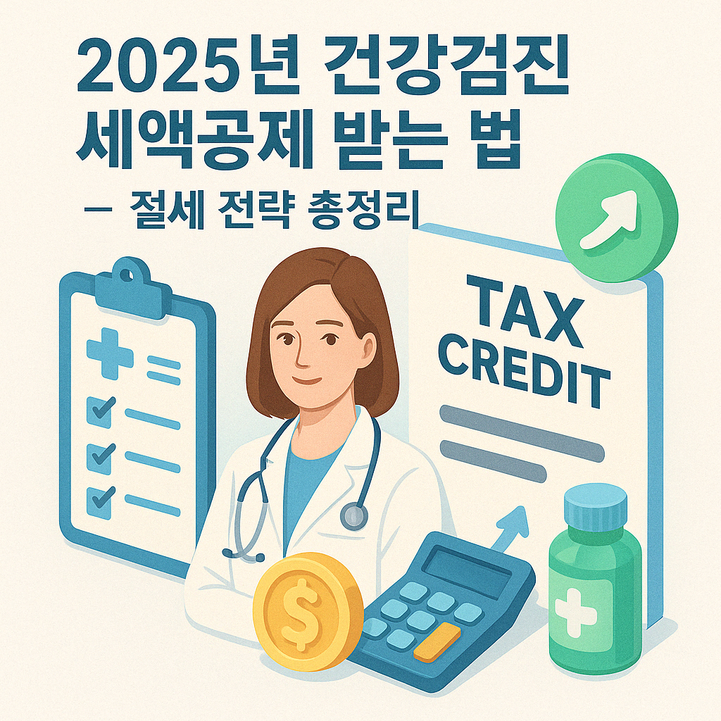 2025년 건강검진 세액공제 받는 법 – 절세 전략 총정리.