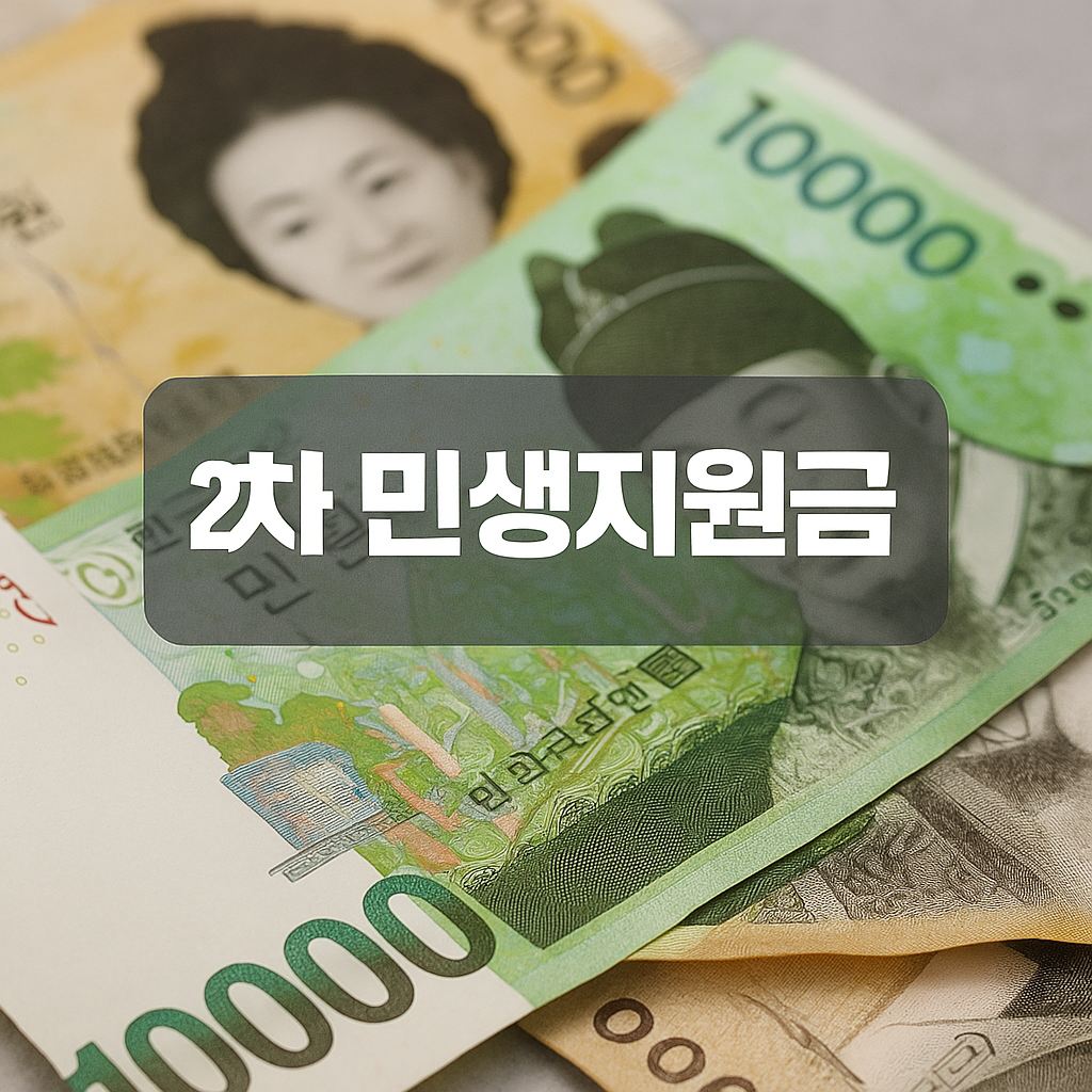 2차 민생지원금 대상자 확인 방법