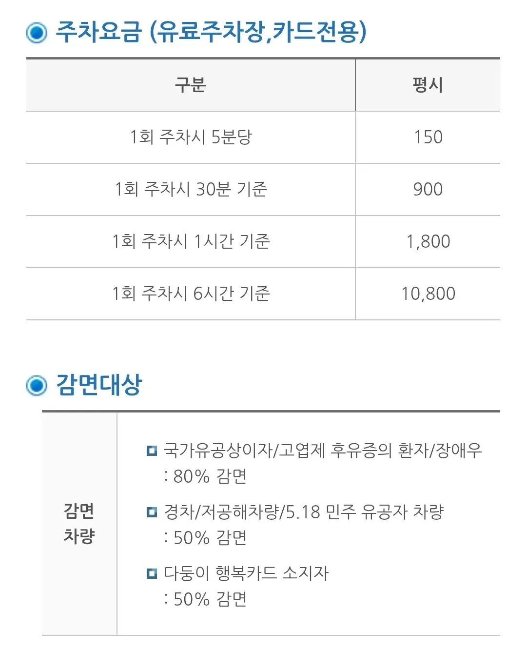 지하철1호선 구일역 앞 고척스카이돔 주차장 위치 및 주차비 안내