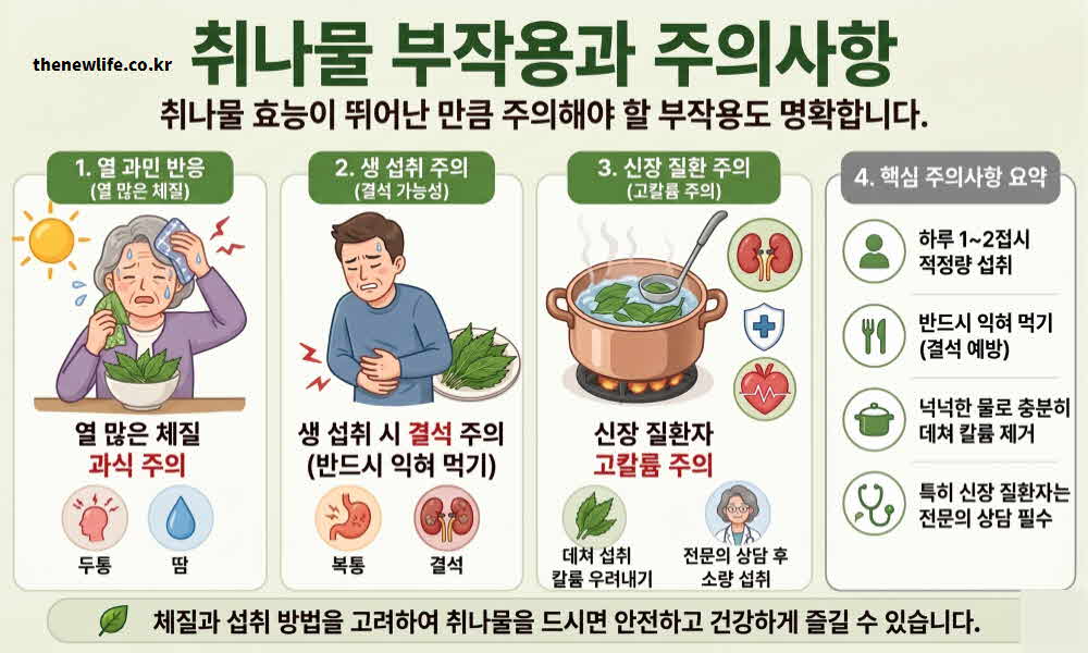 취나물 효능 부작용