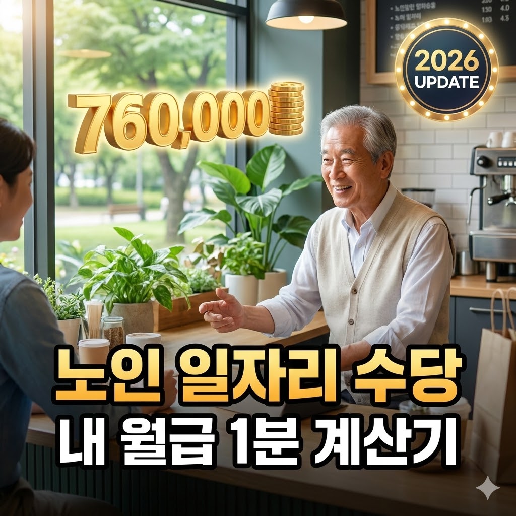 026년 인상된 노인 일자리 수당 안내 인포그래픽-썸네일