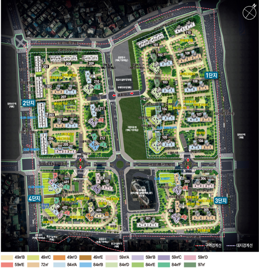 단지배치도