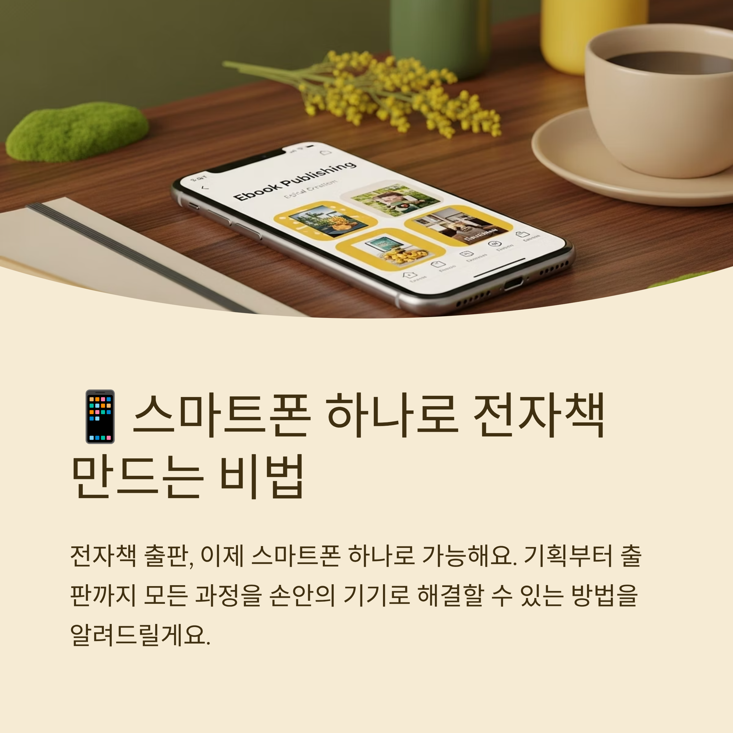 스마트폰 하나로 전자책 만드는 비법