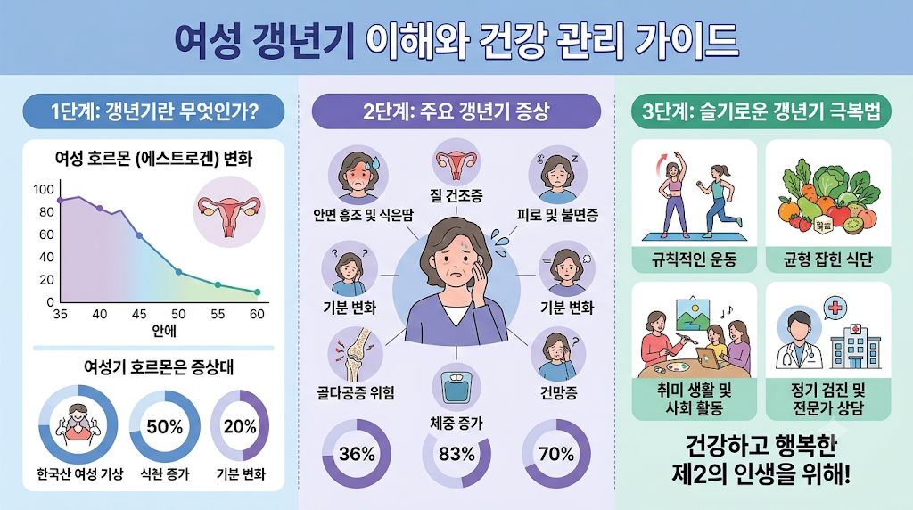 여성갱년기의 이해와 극복방법