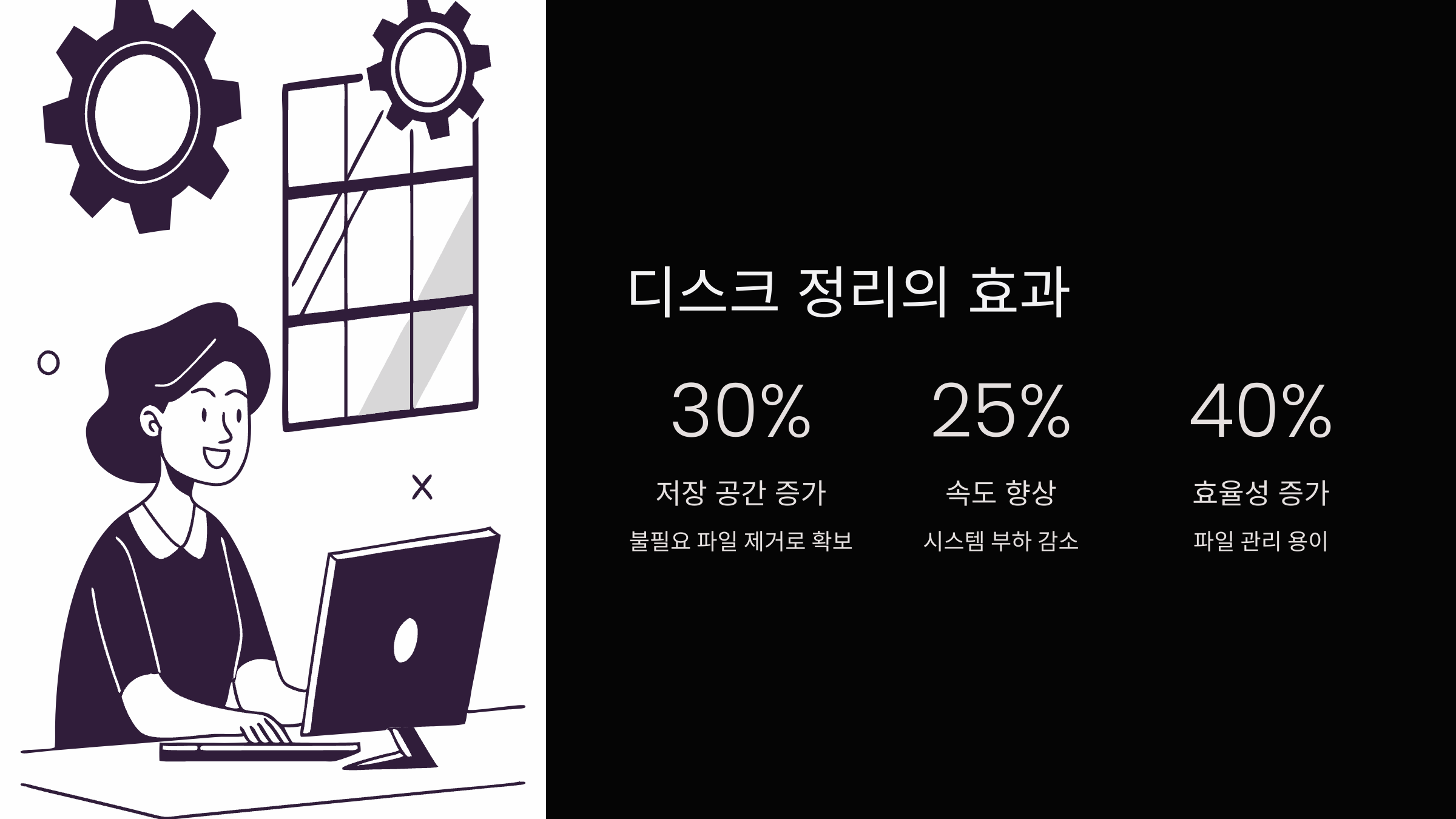 디스크정리효과