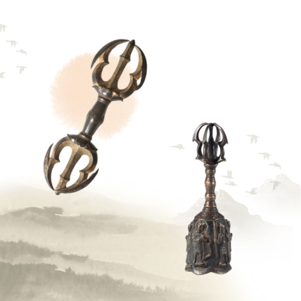 금강살타보살님이 손에 쥐고 있는 금강저와 금강령