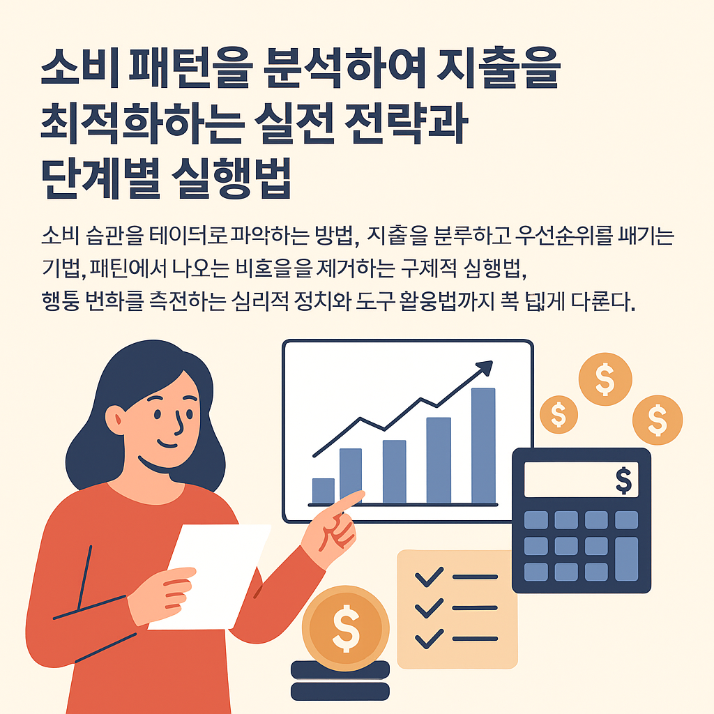 소비 패턴 분석 및 단계별 실행법 관련 사진
