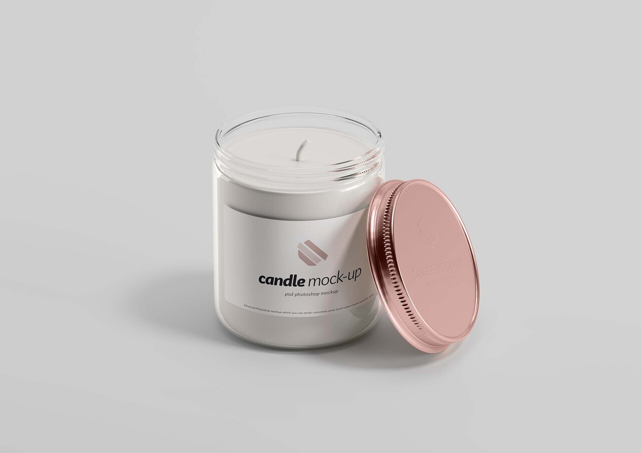 Branded Candle Mockup(브랜드 캔들 목업)