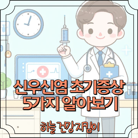 신우신염 초기증상 5가지