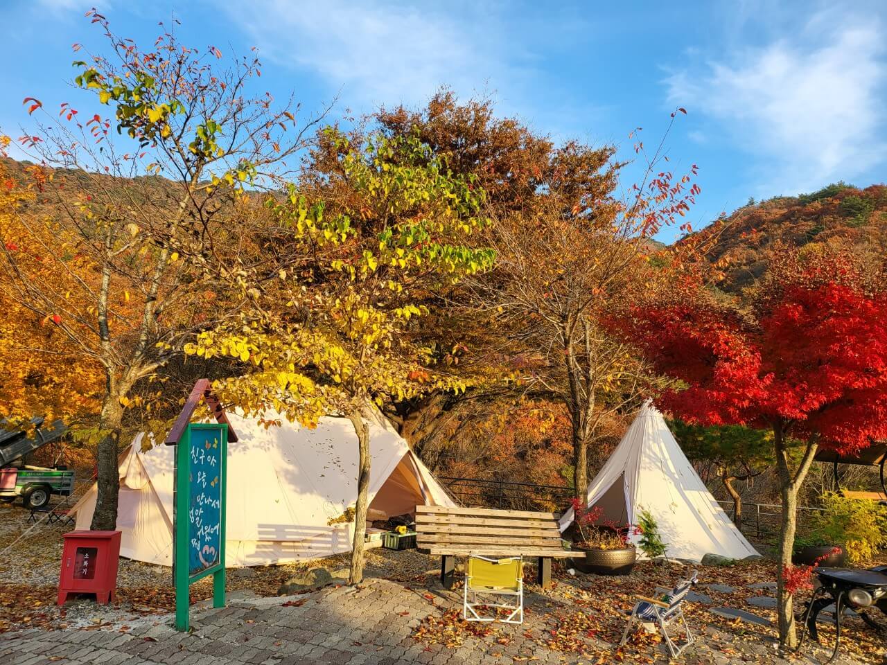 6시 내고향 무주 카페 캠핑 체험 무주눈꽃덕유캠프